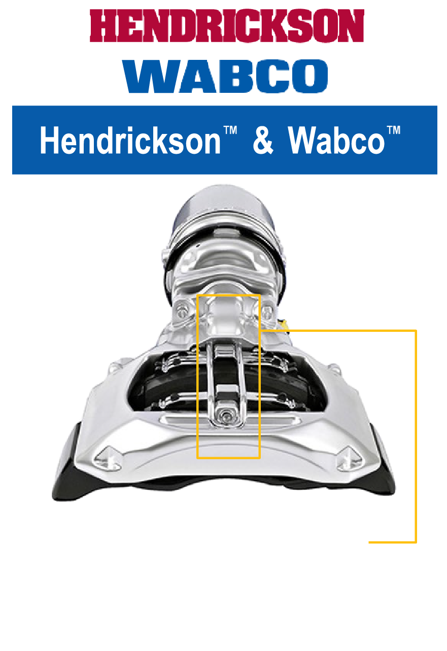 Hendrickson Wabco air disc brake — Tubular Retainer Bar