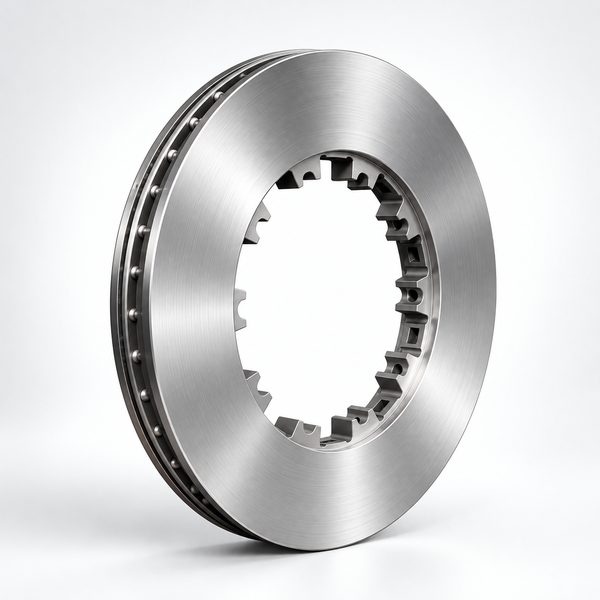 Flat air disc brake rotor cross-section