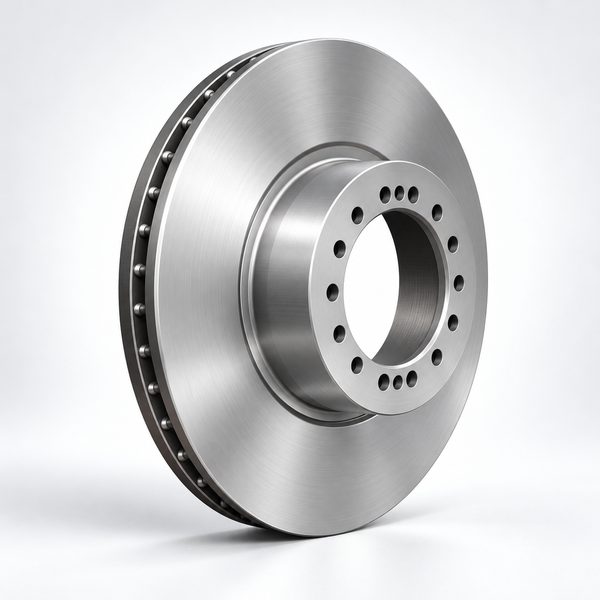 Hat-shaped air disc brake rotor cross-section