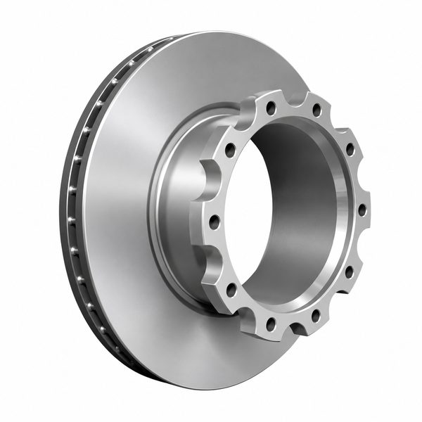 U-shaped air disc brake rotor cross-section